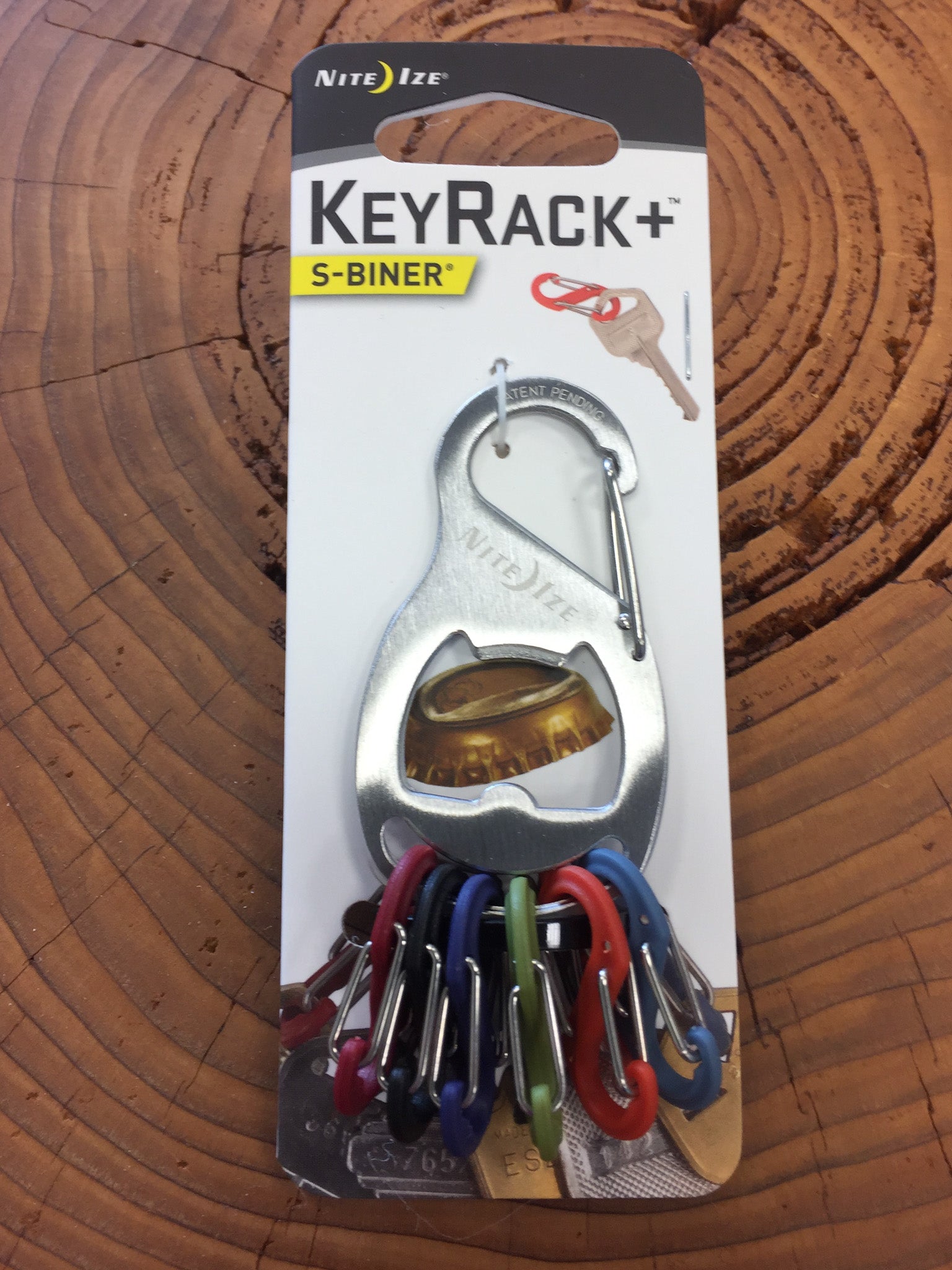 KeyRack S-Biner Key Clip, Stainless Steel